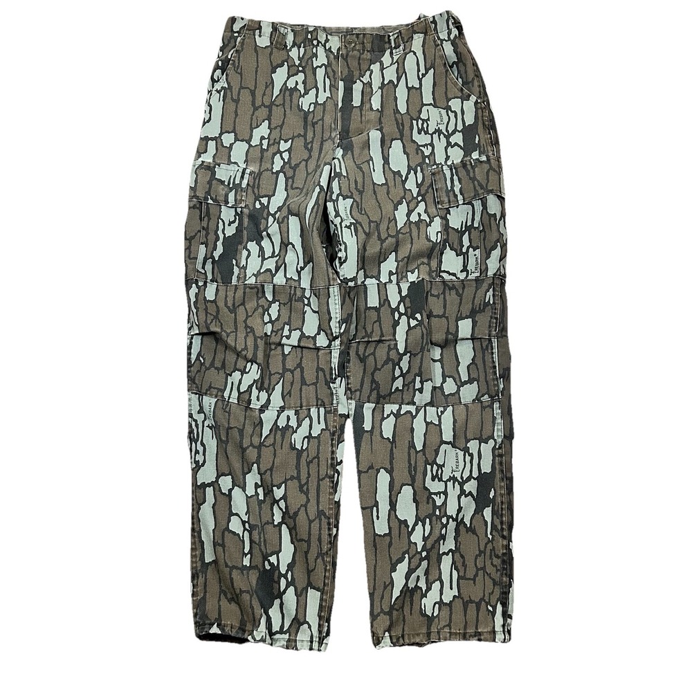Vintage Winchester Trebark Camo Cargo Hunting Pants Mens Size 34x31 Korea